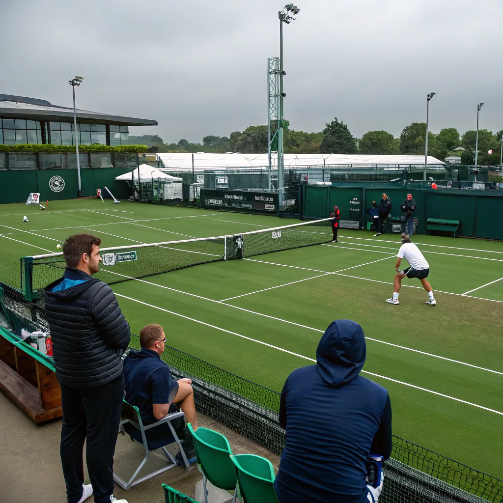 Professional tennis training at Premier Tennis Academy